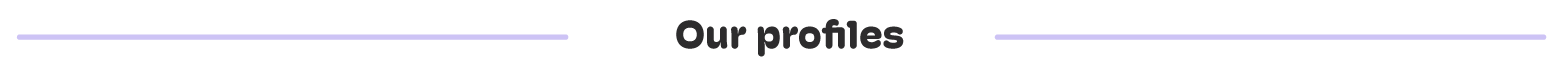 Our Profiles